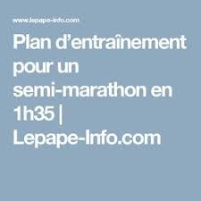 plan entrainement semi marathon 1h35