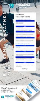 plan marathon 4h 8 semaines