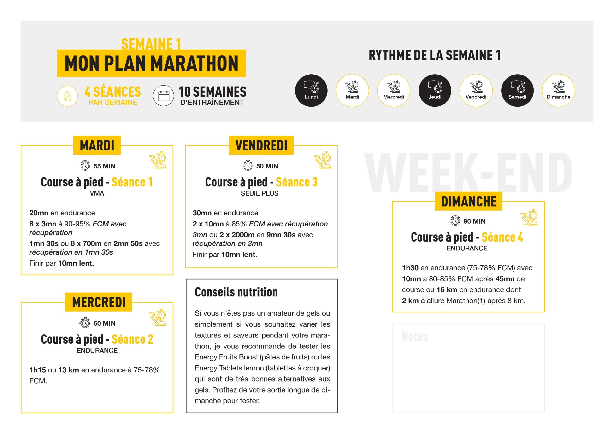 programme d entrainement pour un marathon