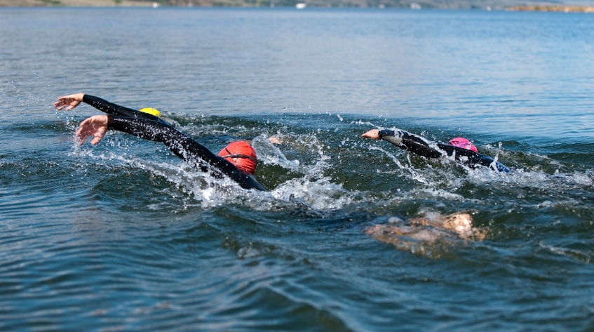 entrainement natation triathlon 750m